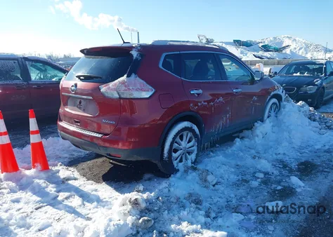 2016 Nissan Rogue Sv from USA, damaged, VIN KNMAT2MV3GP611719